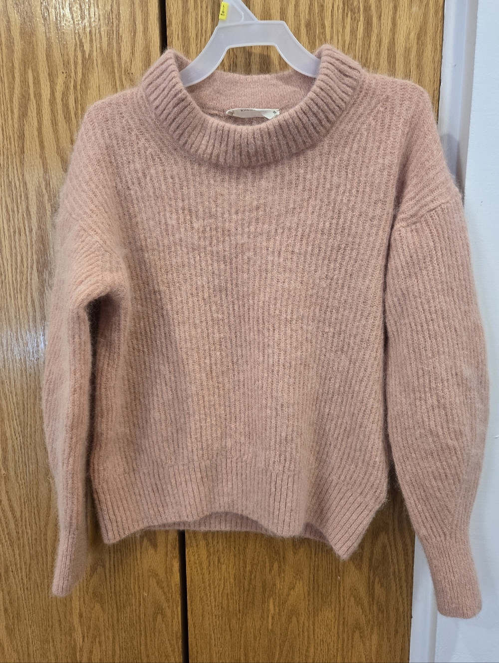 NWOT Everlane Cocoon Crew Alpaca Sweater - Dusty Rose Sz XS - Picture 8 of 13